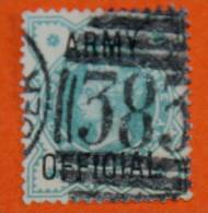 GB UK 1900-01 Mi 10 ARMY OFFICAL  Obl Used - Servizio