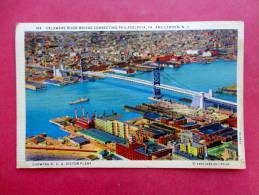 - New Jersey > Camden - Philadelphia Pa Delaware River Bridge RCA Victor Plant  Linen -  --- Ref 707 - Camden