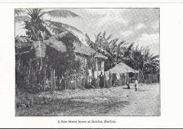 Cp Afrique : SHERBRO A Side Street Scène At Bonthe  ( Village Enfants Case Habitation   ) - Sierra Leone