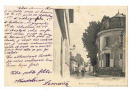 CP MILLY  RUE ST BLAISE - ECRITE EN 1903 - Milly La Foret