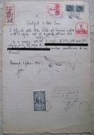 MARCHE DA BOLLO SU DOCUMENTO COMUNE DI BENEVENTO ANNO 1945 - Revenue Stamps