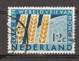 NVPH Nederland Netherlands Pays Bas Niederlande Holanda 784 Used Tegen Honger, Against The Hunger, Contra La Faim 1963 - Gebraucht