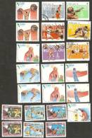 Bc18. Cuba LOT Set Of 22 - SPORT 1979 Olympic Games Moscow ' 80 1984 1983 - Gebruikt