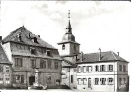 57 - Moselle - WELFERDING - Place Du Marché - Dentelée -  Format   10,5  X  14,9 - Volmunster