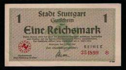 Stuttgart 1 RM 1945, Reihe 2, Leicht Gebraucht, RRR, Nr. 354884 - 10 Mark
