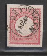 D.R.Nr.25,NV O Dettingen,(131) - Used Stamps