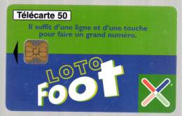 818 F818 - 01/98 - TELECARTE 50 - LOTO FOOT - N° 078403147 238508209 - 1998