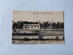 SAVENAY     PANORAMA SUR LA GARE ET L'EGLISE - Savenay