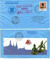 Flugpost 20 J.TAP Air Porto-Frankfurt Ab Thailand Aerogramme (217) - Covers & Documents