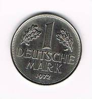 DUITSLAND 1 MARK 1972 G - 1 Mark