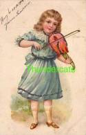 CPA CARTE LITHO FILLE **   CLAPSADDLE ???  ** KOPAL ** LITHO CARD LITTLE GIRL - Clapsaddle