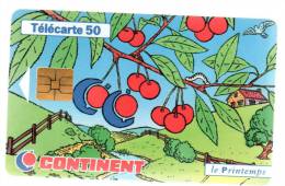 832 F832 - 03/98 - TELECARTE 50 - CONTINENT Printemps - N° A 82492550 256686602 - 1998