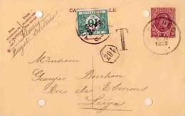 TAXE SUR ENTIER POSTAL 1926 - Lettres & Documents