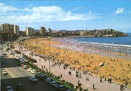 GIJON  Playa De San Lorenzo  ESPAÑA  2 Scans - Asturias (Oviedo)