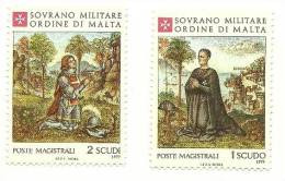 1979 - Sovrano Militare Ordine Di Malta 168/69 Natale   ++++++++++ - Cuadros