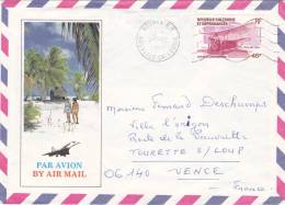 NOUVELLE CALEDONIE  1985/86   3  ENVELOPPES -  PLUSIEURS SCANS   TB - Covers & Documents