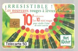 589 F589 - 09/1995 - TELECARTE 50 - YVES ROCHER - N° B58074050 567372632 - 1995