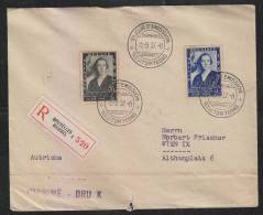Belgium  1937  Registered Cover To Austria #  39905 - Covers & Documents