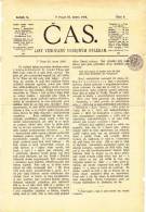 Tschechoslowakei 1896. Presse - Zeitung "Cas" Mit 1-Kreuzersignette Nr 811 (4.113) - Zeitungsmarken