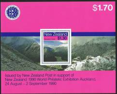 1988  Routeburn Track  Souvenir Sheet MNH ** - Unused Stamps