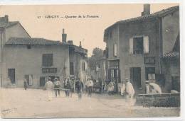 69 // GRIGNY   Quartier De La Fontaine   N° 27  Pouig édit  ANIMEE   EPICERIE AU FOND - Grigny