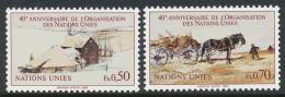 UN Geneva 1985 Michel # 133-134A, MNH - Ongebruikt