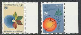 UN Geneva 1982 Michel # 105-106 MNH - Nuovi