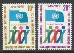 UN New York 1975 Michel 283-284A, MNH** - Ongebruikt