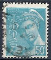 1942 FRANCIA USATO MERCURIO 50 CENT  - FR556 - 1938-42 Mercure