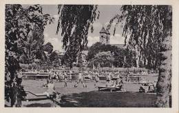 Bad Klosterlausnitz, Freibad, Mit Klosterkirche, Um 1952 - Bad Klosterlausnitz