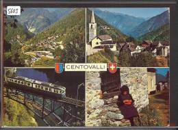 CARTE MODERNE - CENTOVALLI - TRENO - TRAIN - BAHN - TB - Centovalli