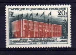 French Equatorial Africa - 1958 - 10th Anniversary Of WHO - MNH - Ongebruikt