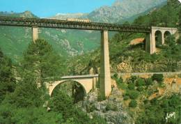 20. LE PONT DU  VECCHIO, Surmonté Du Grand Viaduc Du Chemin De Fer Avec Un Autorail. - Kunstbauten