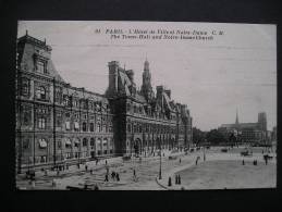 Paris-L'Hotel De Ville Et Notre-Dame 1928 - Ile-de-France