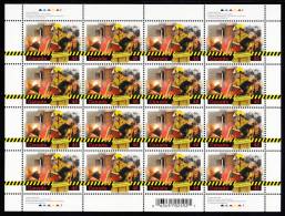 Canada MNH Scott #1986 Complete Sheet Of 16 48c Firefighter Carrying Victim - Canada's Volunteer Firefighters - Ganze Bögen