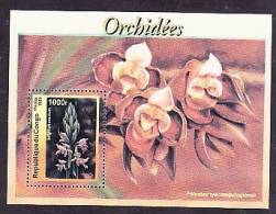 A) 1999 CONGO, SOUVENIR SHEET ORCHIDS CONGO MNH . - Other & Unclassified