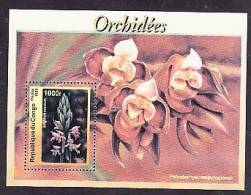 A) 1999 CONGO, SOUVENIR SHEET ORCHIDS CONGO MNH . - Autres & Non Classés