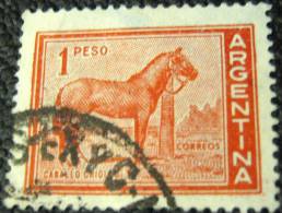 Argentina 1959 Creole Horse 1p - Used - Gebruikt