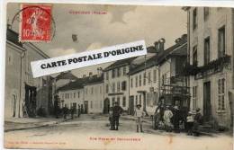 CORCIEUX (VOSGES) - RUE HENRI ET GENDARMERIE - VOITURE DE SERVICE DE CORCIEUX - Corcieux