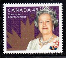 Canada MNH Scott #1987 48c Queen Elizabeth II - 50th Anniversary Of Coronation - Neufs