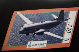 ATLANTIQUE 2 Avion Survolant La Mer Atlantique 2  ATL2 (un)autocollant Dassault-Aviation France Aviaplan - Stickers