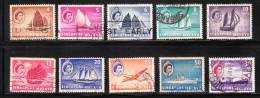 Singapore 1955 Boats 10v Used - Singapore (...-1959)