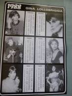 Calendrier Gina Lollobrigida 1988. - Grand Format : 1981-90