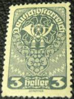 Austria 1919 Posthorn 3h - Mint - Nuovi