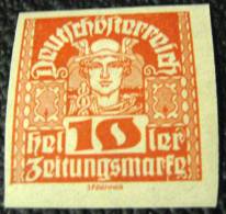 Austria 1920 Newspaper Stamp 10h - Mint - Nuovi