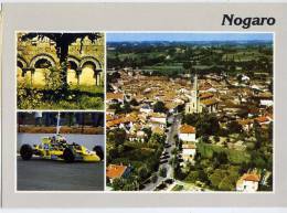 NOGARO--Vues Diverses (vue Générale Aérienne, Voiture Sport Automobile......),cpm N° 89B   éd  Combier - Nogaro