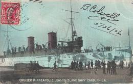 Cruiser Minneapolis - League Island Navy Yard - PHILADELPHIA - 1906 - Philadelphia