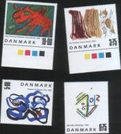 Danimarca Danmark Denmark Dänemark 1999 Pittori Painter 4v  ** MNH - Neufs