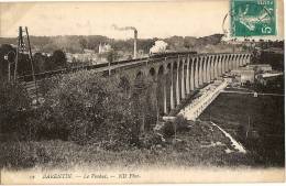 76 BARENTIN VIADUC TRAIN 1910 - Barentin