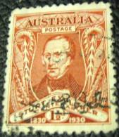 Australia 1930 Centenary Of Sturts Exploration Of The River Murray 1.5d - Used - Used Stamps